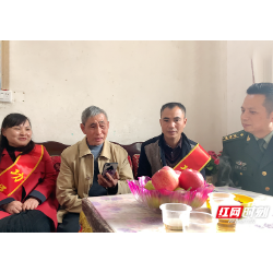 “我想成为你！”北湖区武装部给军属送喜报视频感动网民