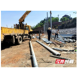 邵阳市双清区拆除违法建设势如破竹