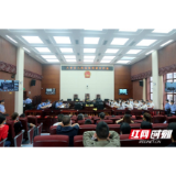大祥区检察院检察长出庭支持公诉雷某某等28人恶势力团伙犯罪案件