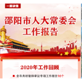 一图懂丨2020年邵阳市人大常委会干了啥