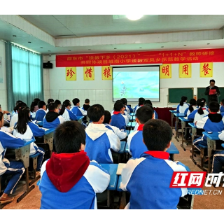 邵东城南小学开展“送教下乡”示范教学活动