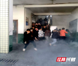 双清区春云学校举行消防安全系列活动