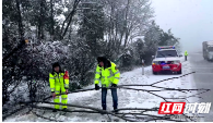 邵阳高速人昼夜坚守,浴雪奋战保畅通