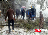 邵阳县岩口铺镇：启动应急预案保障暴雪天气道路安全畅通