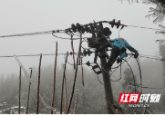 城步：全力抢修冰冻雨雪覆冰灾害受损电网