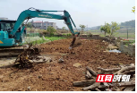 武冈市稠树塘镇重拳整治违占耕地建房行为