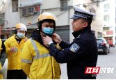 隆回交警开展文明骑行交通安全宣传活动