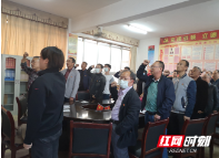 “六零”创建 我们在行动——洞口一中开展主题党日活动