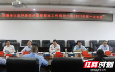 邵阳市生态环境保护督察整改工作领导小组2023年第一次会议召开