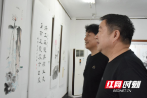 邵阳市民政局举办“民政树清廉 翰墨润初心”书画作品展