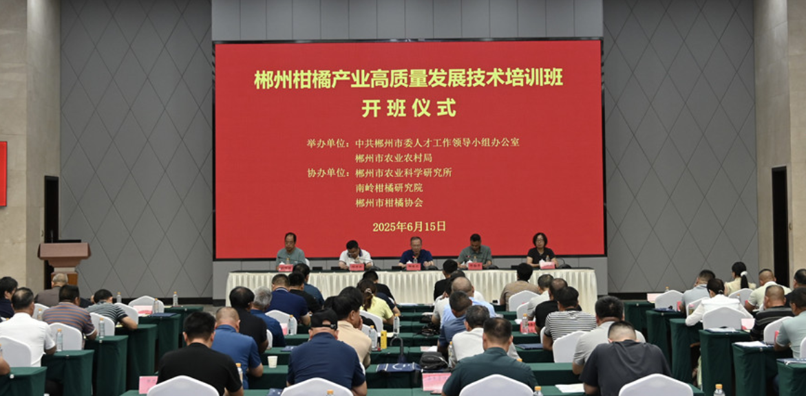 郴州柑橘产业高质量发展技术培训班火热开讲