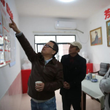 罗智群至邵东市公安局退休干部党总支调研