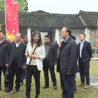 省委党史学习教育第十一巡回指导组到塘田战时讲学院旧址调研