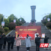 邵阳残联开展“清明祭英烈”活动