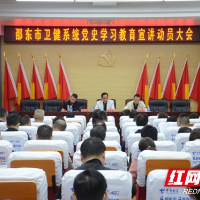 邵东市卫健局步步“精心”开展党史学习教育