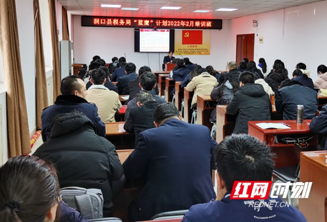 洞口税务：“蓝鹰”培训班开课 青年税干忙“充电” 