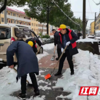 大祥税务：铲雪除冰为便民，志愿服务暖人心