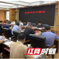 新邵县召开十三届县委第三轮巡察书记专题会