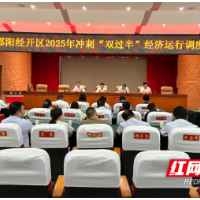 邵阳经开区2025年冲刺“双过半”经济运行调度会召开