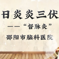 邵阳市脑科医院国医养生堂夏日炎炎督脉灸