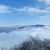 新宁金紫岭:雾凇云海美如画 农庄鲜味暖心扉