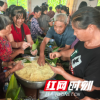 邵阳县谷洲镇廖乔村:粽香传情迎端午,普法惠民暖廖乔
