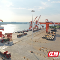 日均达0.948万吨！湘水集团铜官港6月单月吞吐量再创历史新高
