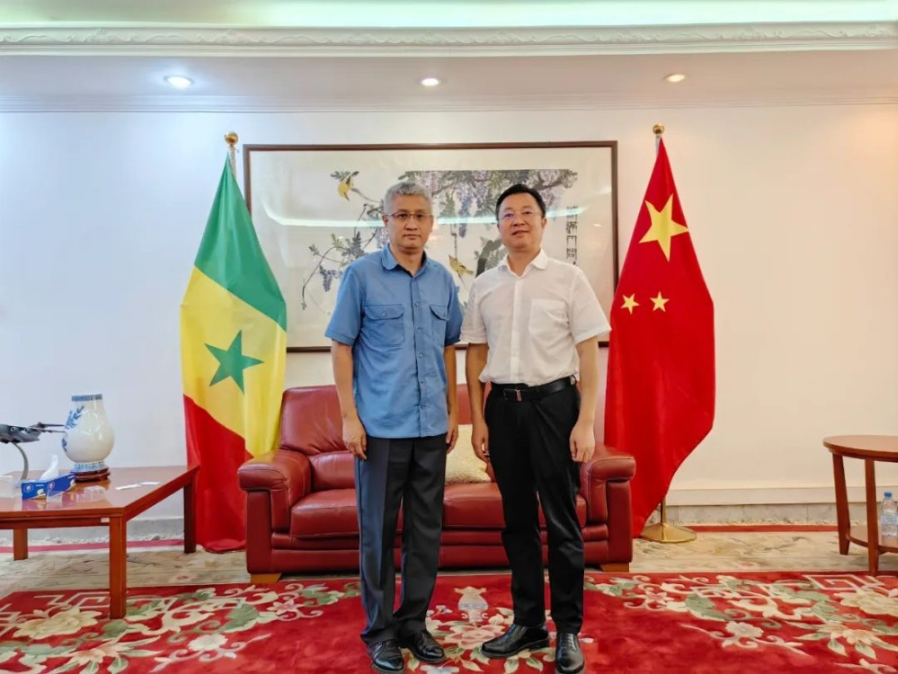Cai Dianwei leads team to visit Chinese embassy in Senegal