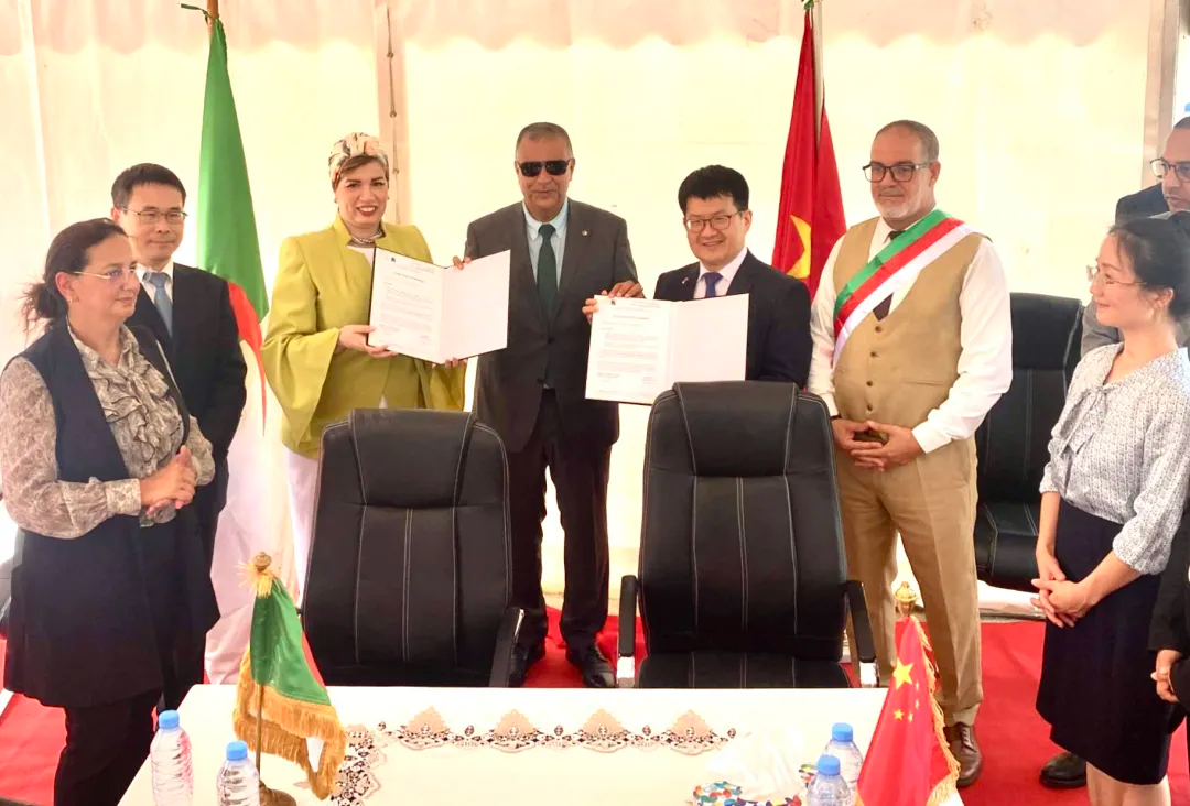 Transfer ceremony held for Youth Culture Palace project site in Algeria