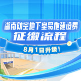 长图 | 湖南防空地下室易地建设费征缴流程8月1日升级！