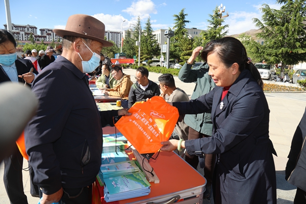 图为发放宣传品.JPG