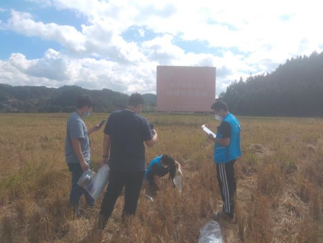 “圳品”检测人员在江华瑶族自治县对瑶珍大米的种植、生产过程进行考察。.jpg
