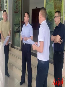 县委书记向加茂实地调度重点项目建设工作