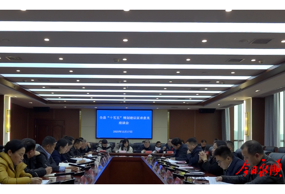 永顺县召开“十五五”规划《建议》征求意见座谈会