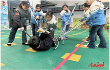 灵溪镇第一幼儿园开展反恐防暴演练活动