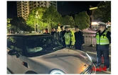 灵溪镇联合县交警一中队开展“五一”交通安全执法