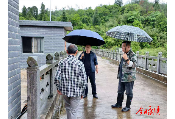 石堤镇党员干部下沉一线织密防汛“安全网”