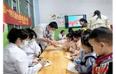 石堤镇中心卫生院开展校园儿童健康服务活动