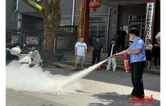 塔卧镇开展消防安全培训演练