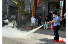 塔卧镇开展消防安全培训演练