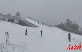 瑞雪迎新 文旅添彩——老司城旅游度假区披上“银装”喜迎新年