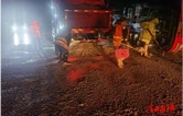 永顺县公路建设养护中心连夜进行应急抢险处置公路安全隐患