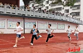 松柏镇初级中学举行第二十二届运动会