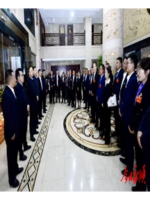 向加茂带队看望新一届县政协委员