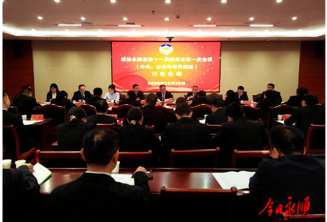 向加茂参加政协中共、社会科学界别组分组讨论