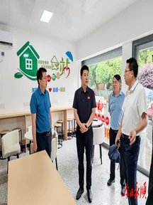 熊石宁到县委社会工作部调研并指导“爱心驿站”建设及12345热线运行工作