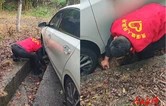 雨中施救显担当 真情服务暖游客