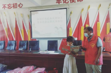 杨桥镇开展“童心庆国庆，喜迎二十大” 志愿服务活动