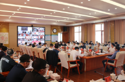 周玉凡主持召开疫情防控视频调度会