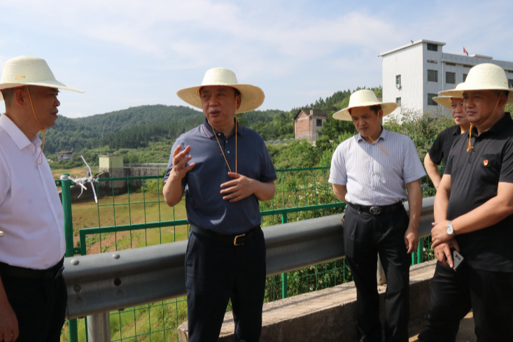 周玉凡调研抗旱、防溺水及森林防火等工作